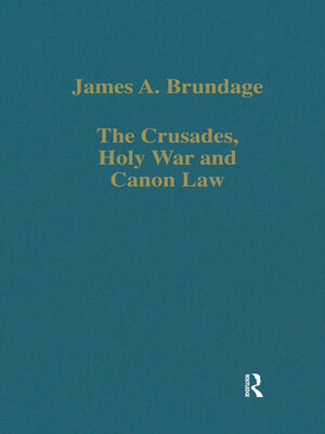 cover image of The Crusades, Holy War and Canon Law
